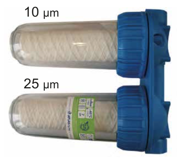Koudwaterfilter dubbel